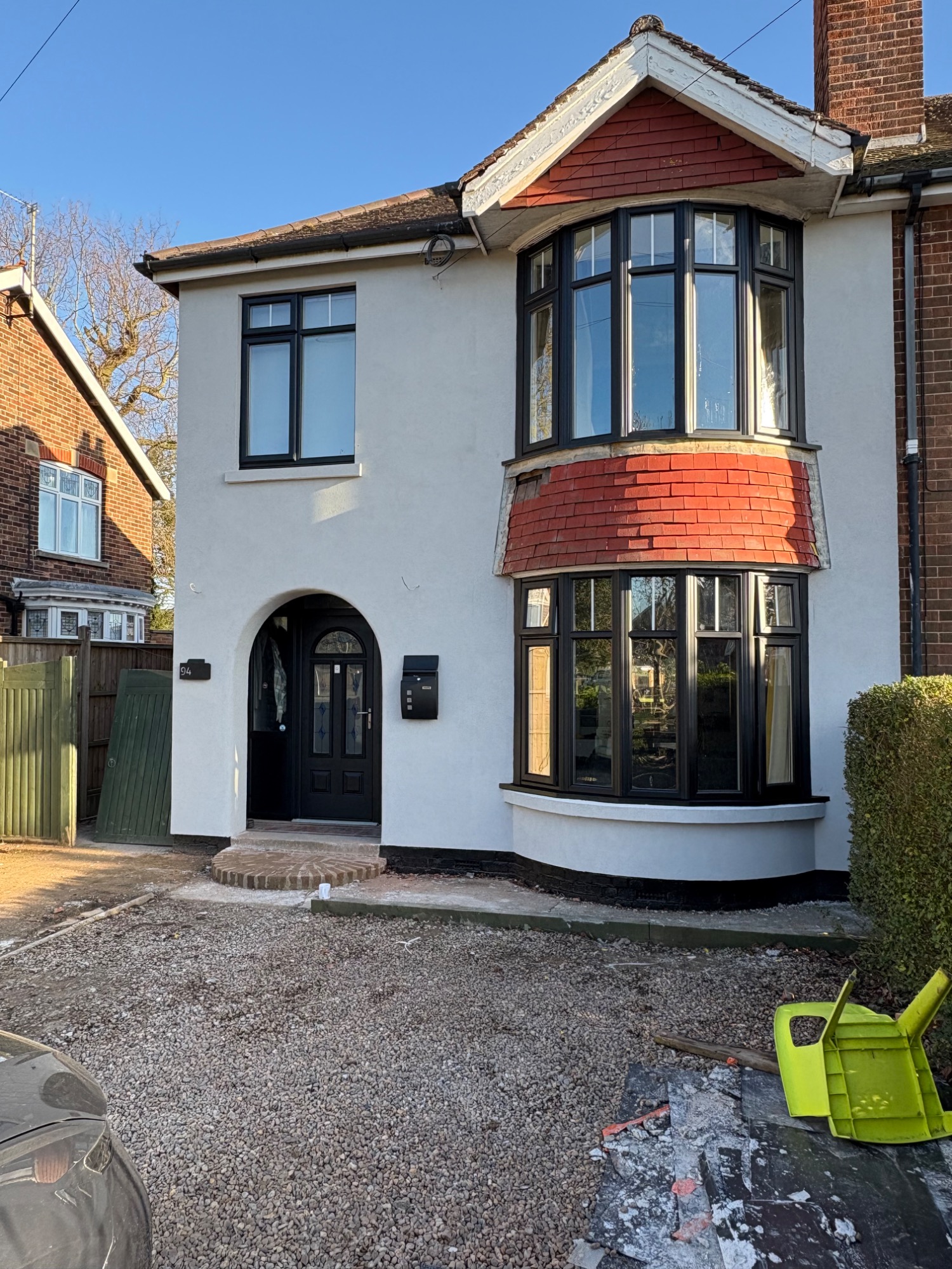 Windows and doors spray painting Sleaford